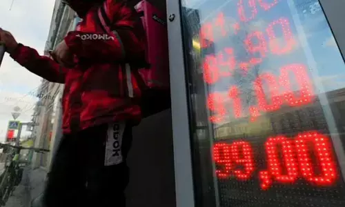 Russian bank raises rate to 20 per cent to help ruble