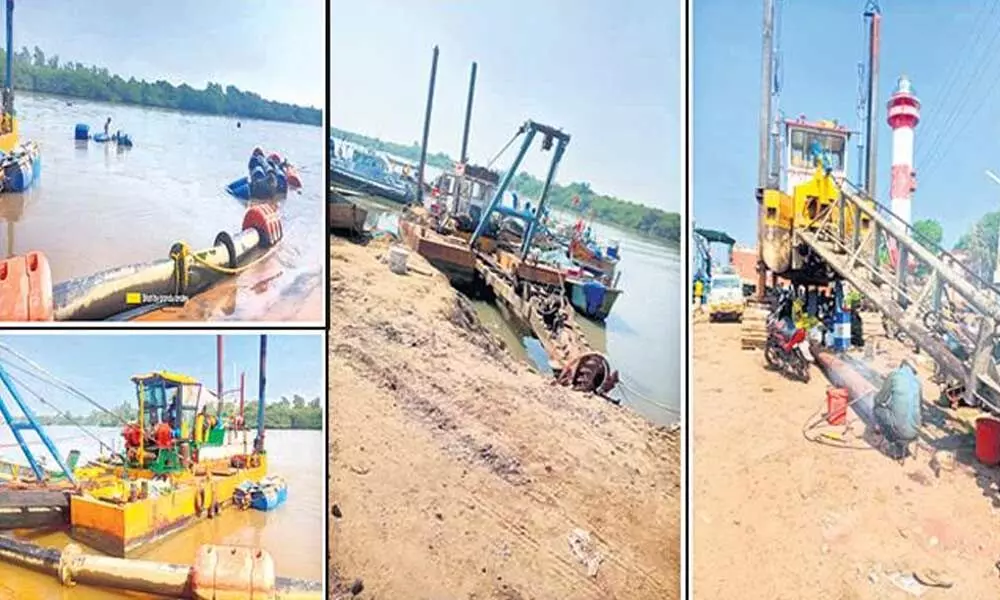 Construction works of four fishing harbours progresses at a brisk pace