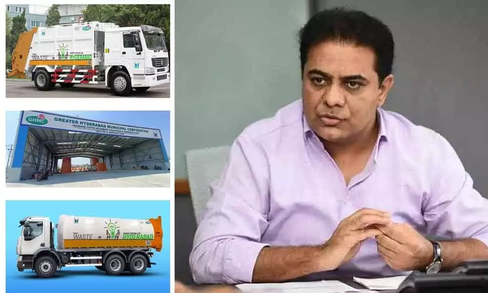 Minister for Municipal Administration and Urban Development KT Rama Rao
