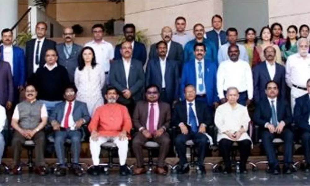 Participants at the national workshop in Karimnagar on Wednesday