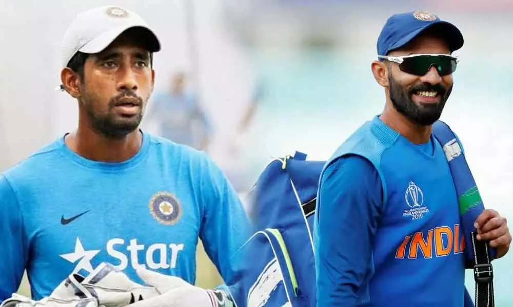 Dinesh Karthik; Wriddhiman Saha