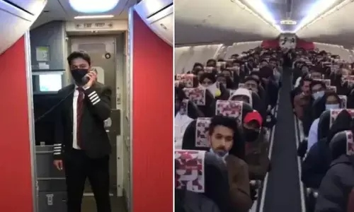 Watch The Trending Video Of SpiceJet Pilot Making Announcement During The Evacuation Flight