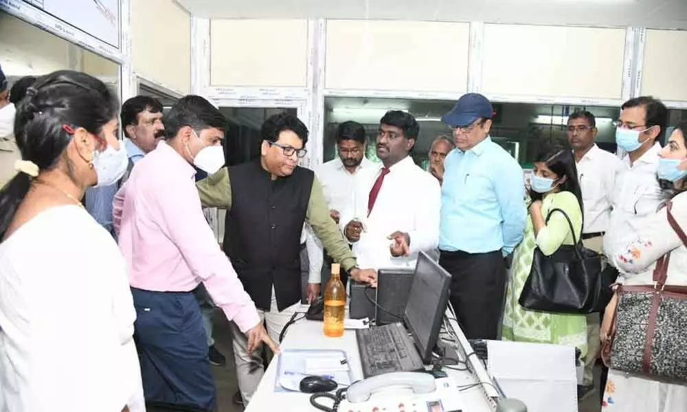 Prepaid AC lounge inaugurated at VZM railway station