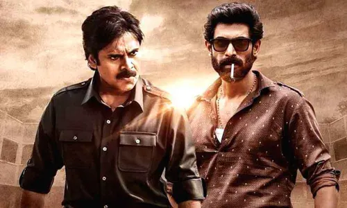 Pawan Kalyan and Rana Daggubati from Bheemla Nayak