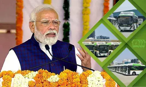 Modi dedicates 150 Olectra e-buses for public transport