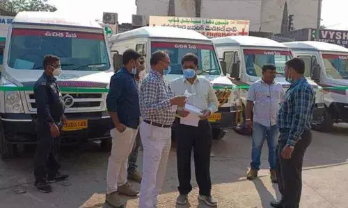 Hyderabad: Five hearse vehicles launched at Osmania Hospital