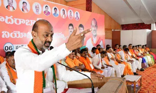 Telangana BJP chief Bandi Sanjay Kumar