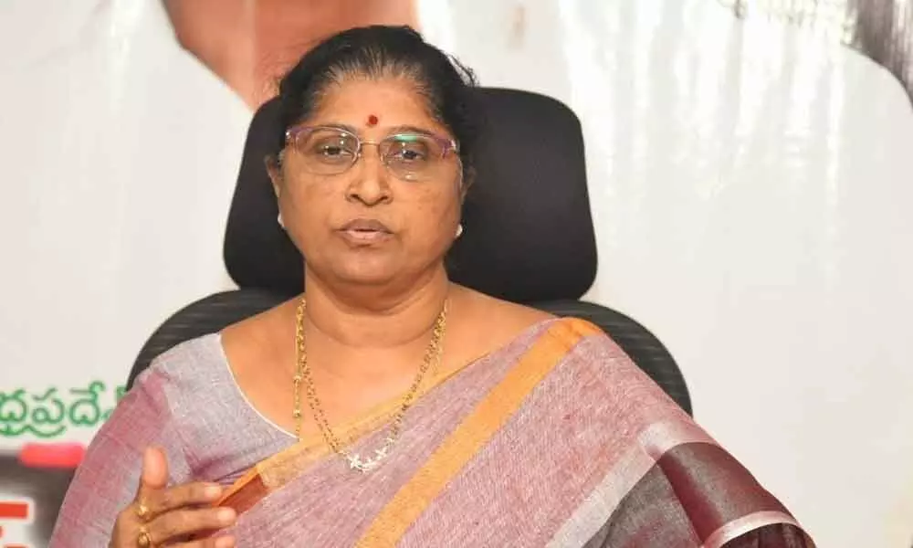 APSRTC Vijayawada region chairperson Tatineni Padmavati