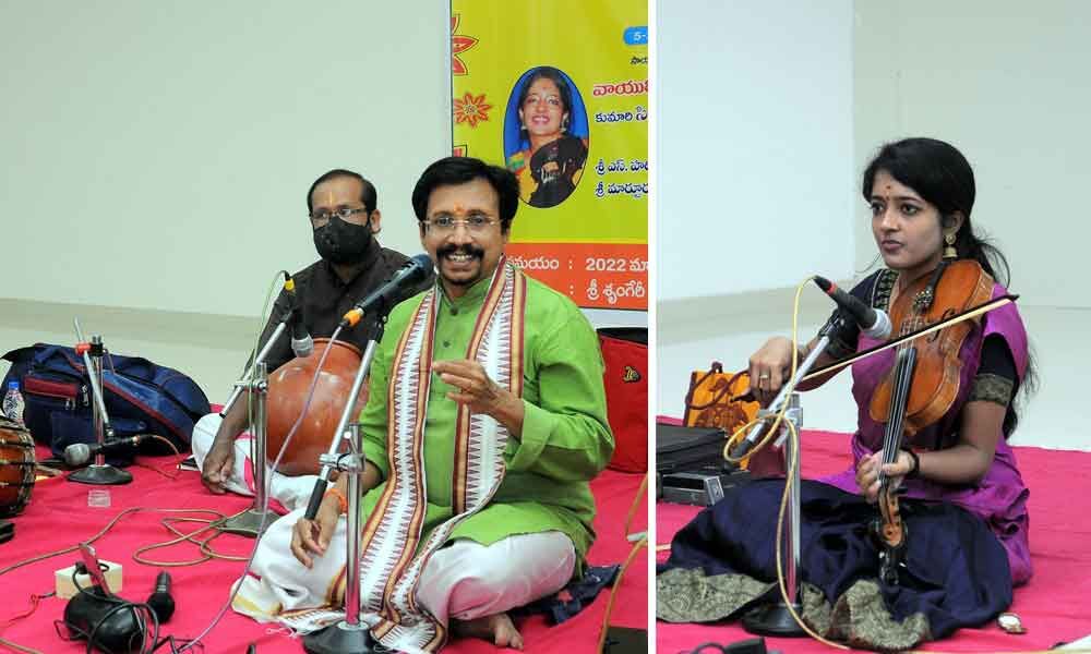 Vijayawada Violin, vocal concerts enthral audience