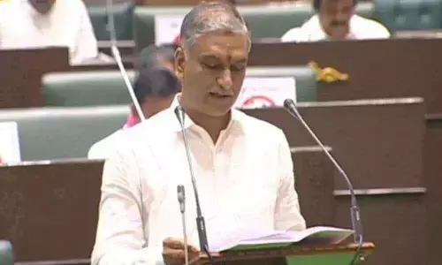 Telangana finance minister Harish Rao