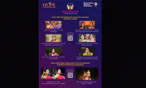 Musical treat by women at Shilparamam today