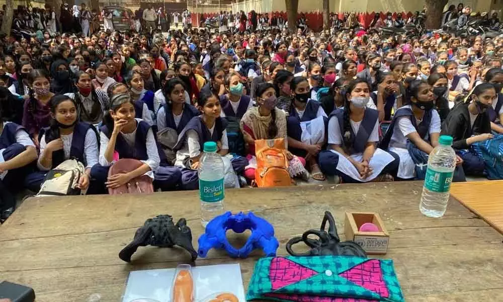 Menstrual hygiene awareness event for 1,600 girl students held