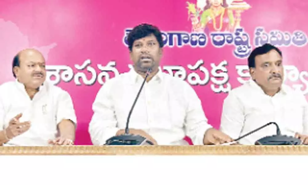 BJP protest in Assembly pre-planned: TRS leaders