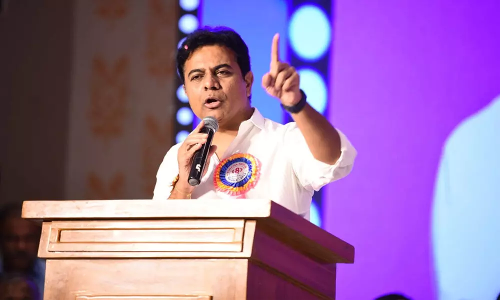 Municipal Administration Minister KT Rama Rao