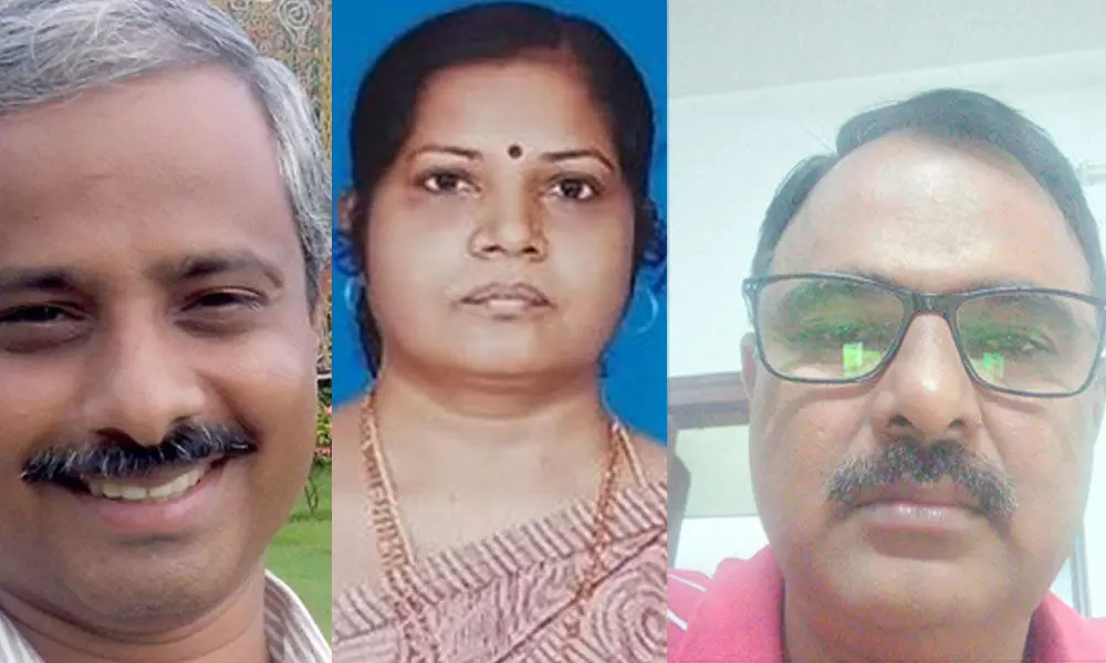 M Purushotham Reddy, Prof G Sandhya Rani, R Srinivasulu Reddy