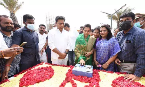 Municipal Administration and Urban Development Minister KT Rama Rao