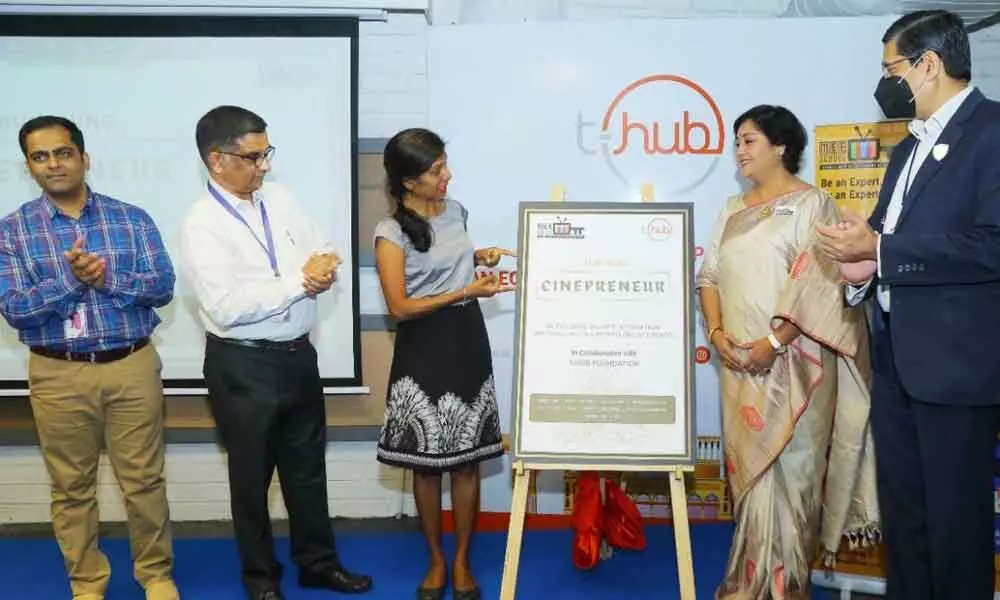 T-Hub & MEE School come up with an initiative ‘CINEPRENEUR’