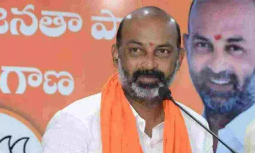 Telangana BJP president Bandi Sanjay Kumar