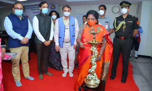 Governor Dr Tamilisai Soundararajan at the White Coats Ceremony at the All India Institute of Medical Sciences (AIIMS), Bibinagar, on Saturday