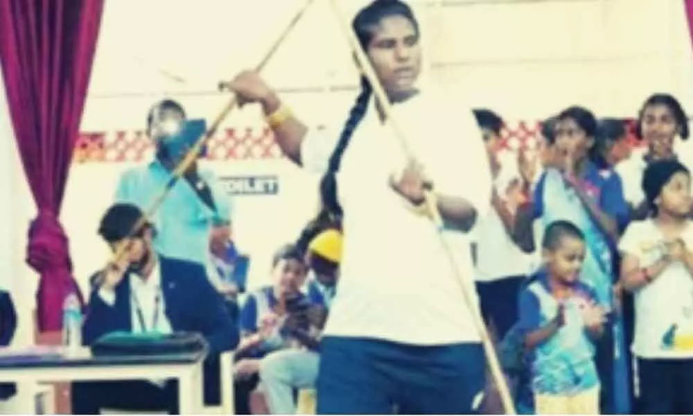 A Pregnant Woman From Tamil Nadu Set Record By Performing Silambam For 6 Long Hours