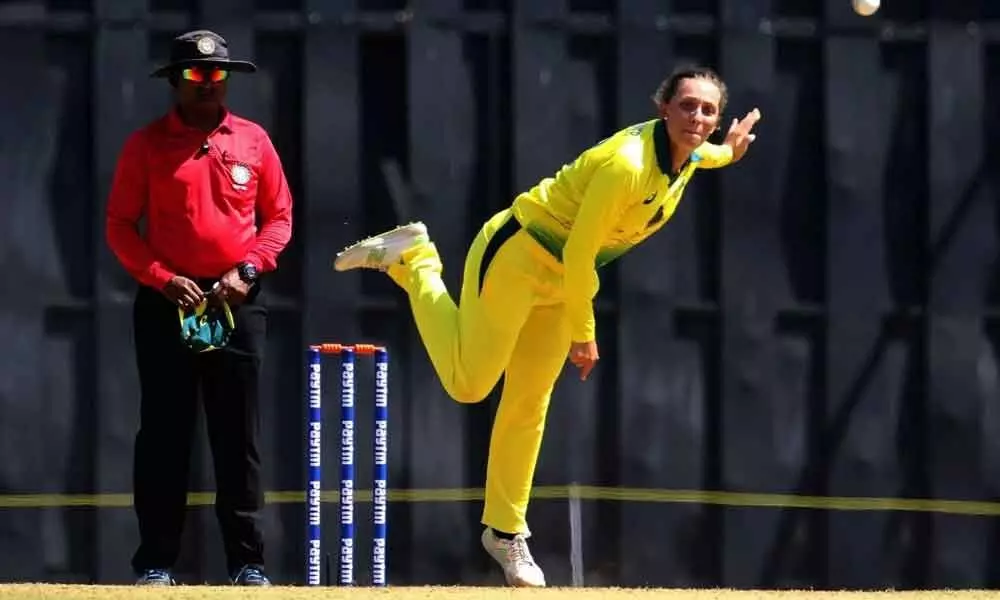 Australia all-rounder Ashleigh Gardner slammed an unbeaten 48 off just 18 balls to help Australia reach 269/8 and then took two wickets to defeat New Zealand by 141 runs