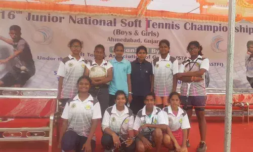 AP soft tennis girls team wins bronze medal