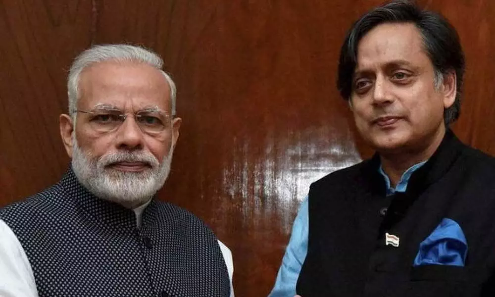 Modi has tremendous vigour, praises Tharoor