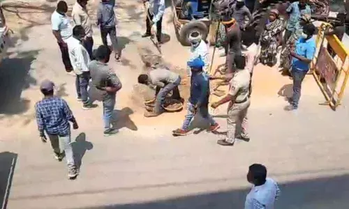 Sole breadwinner of family falls into pit dug up by BWSSB, dies