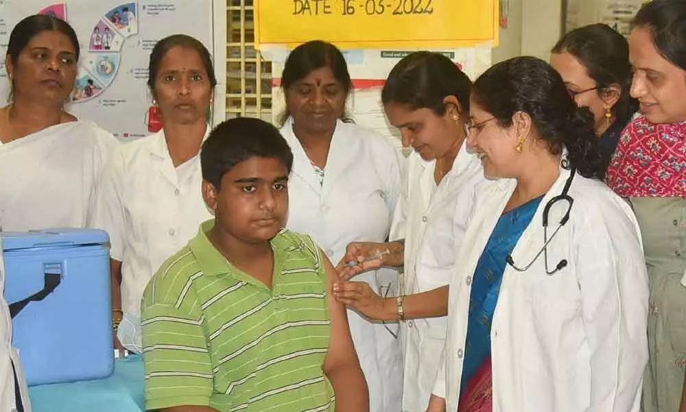 Covid vaccine for 12 to 14 years launched in State