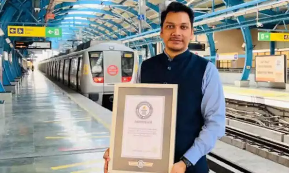 DMRC Employee Achieved Guinness World Record For Travelling 254 Metro Stations