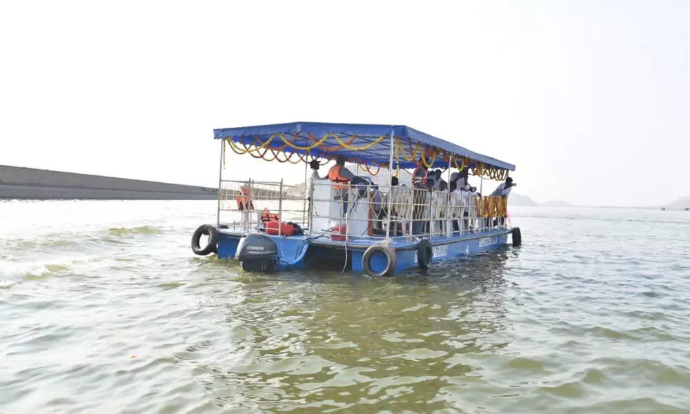 The boating facility was launched at Koilsagar reservoir in Mahbubnagar on Thursday