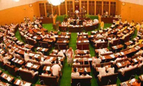 Legislative Council proceedings continue despite protests by main Oppn