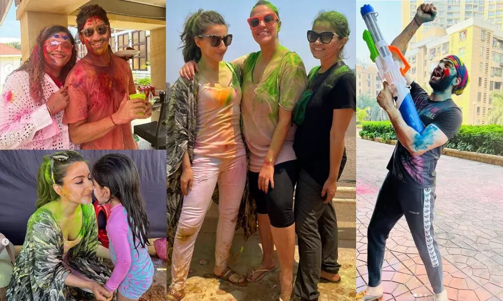 Today being the Holi festival, B-Town celebs enjoyed it to the core!