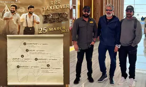 RRR Team Moves To Dubai For A Gala Pre-Release Event