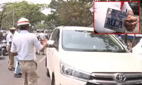 Hyderabad traffic police to focus on vehicles with MLA, MP stickers