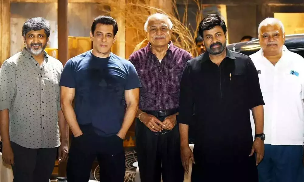 Salman Khan Wraps Up His Part Of Shooting In Chiranjeevi’s Godfather Movie