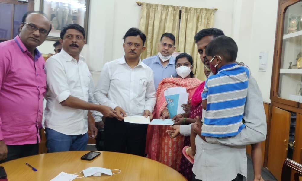 Parents of accident victim get Rs 8 lakh