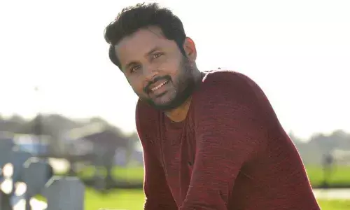Nithiin taking first charge in Macherla Niyojakavargam on Mar 26