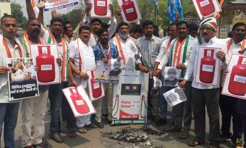 Fuel price hike surgical strike on common man: Congress