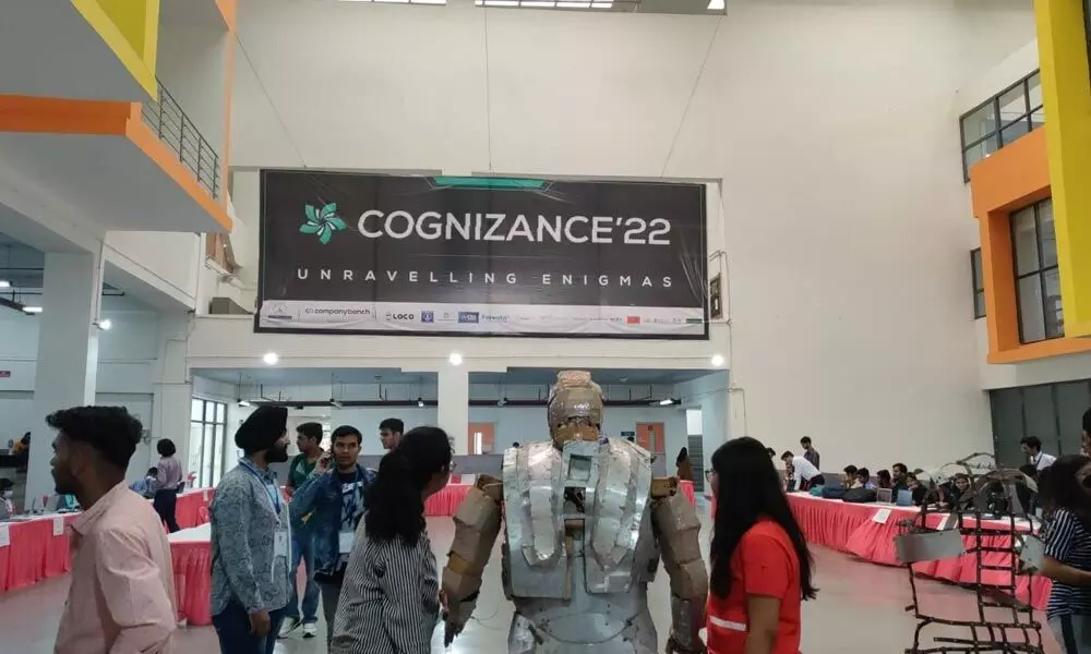 Cognizance, IIT-R present Nino, an Intelligent Humanoid Robot