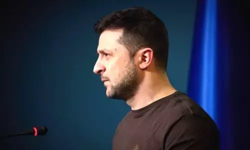 Ukrainian President Volodymyr Zelensky