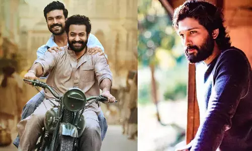 RRR : Allu Arjun congratulated RRR team for Massive success