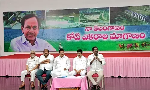 Minister for Transport Puvvada Ajay Kumar addressing the media in Hyderabad on Saturday