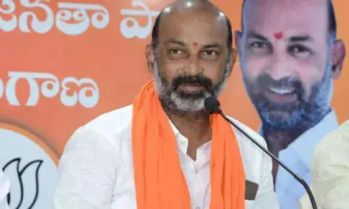 Telangana state BJP chief Bandi Sanjay Kumar