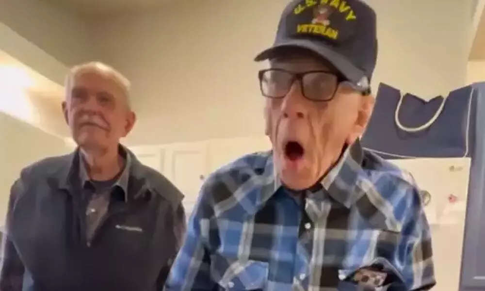 Watch The Trending Video Of An Elderly Man Getting Happy After Receiving Free Items
