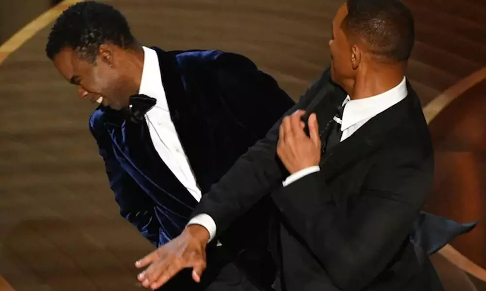 Oscars 2022: Will Smith Punches Chris Rock On The Stage Over A Joke On His Wife