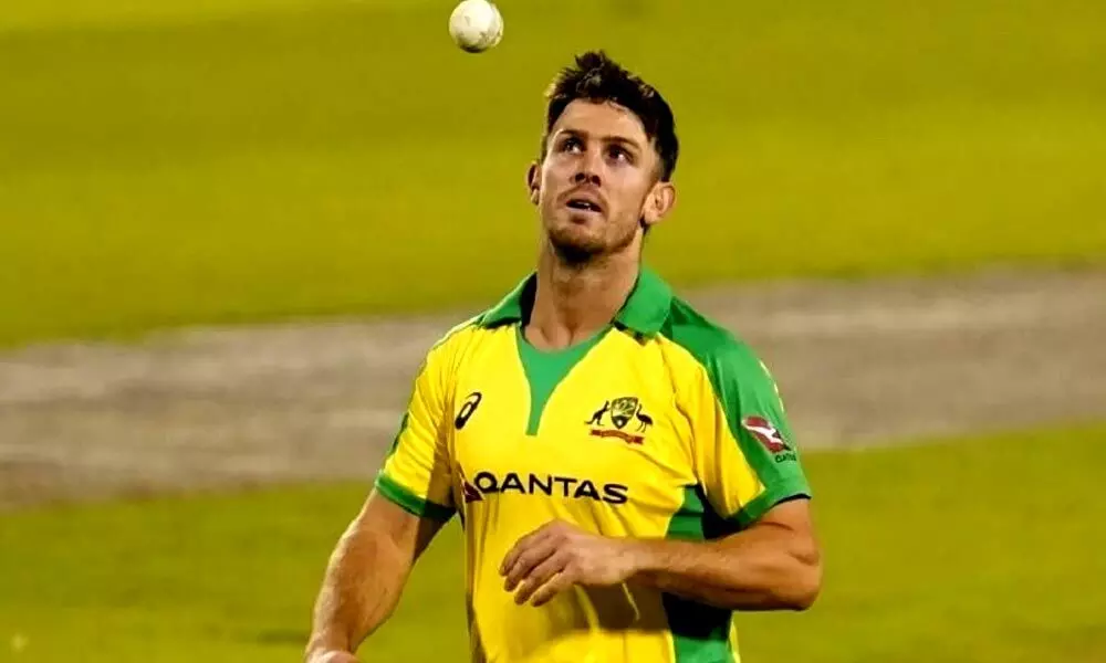 Mitch Marsh suffered an injury during a training drill