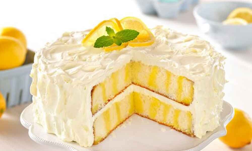 Lemon Chiffon Cake Day