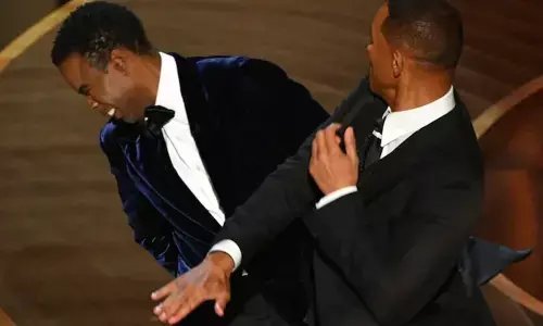 Oscars 2022: Will Smith Punches Chris Rock On The Stage Over A Joke On His Wife