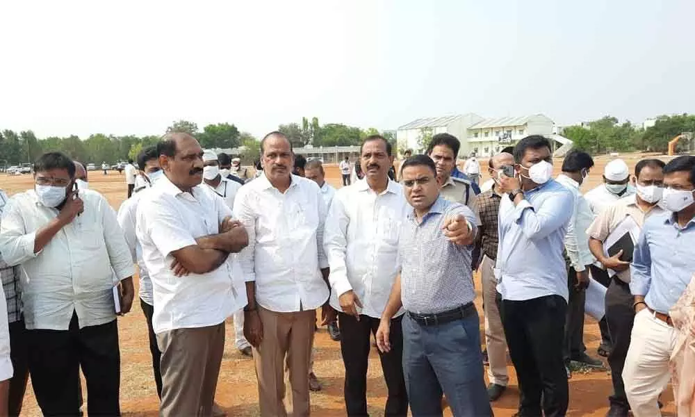 Arrangements for CM YS Jagans visit reviewed